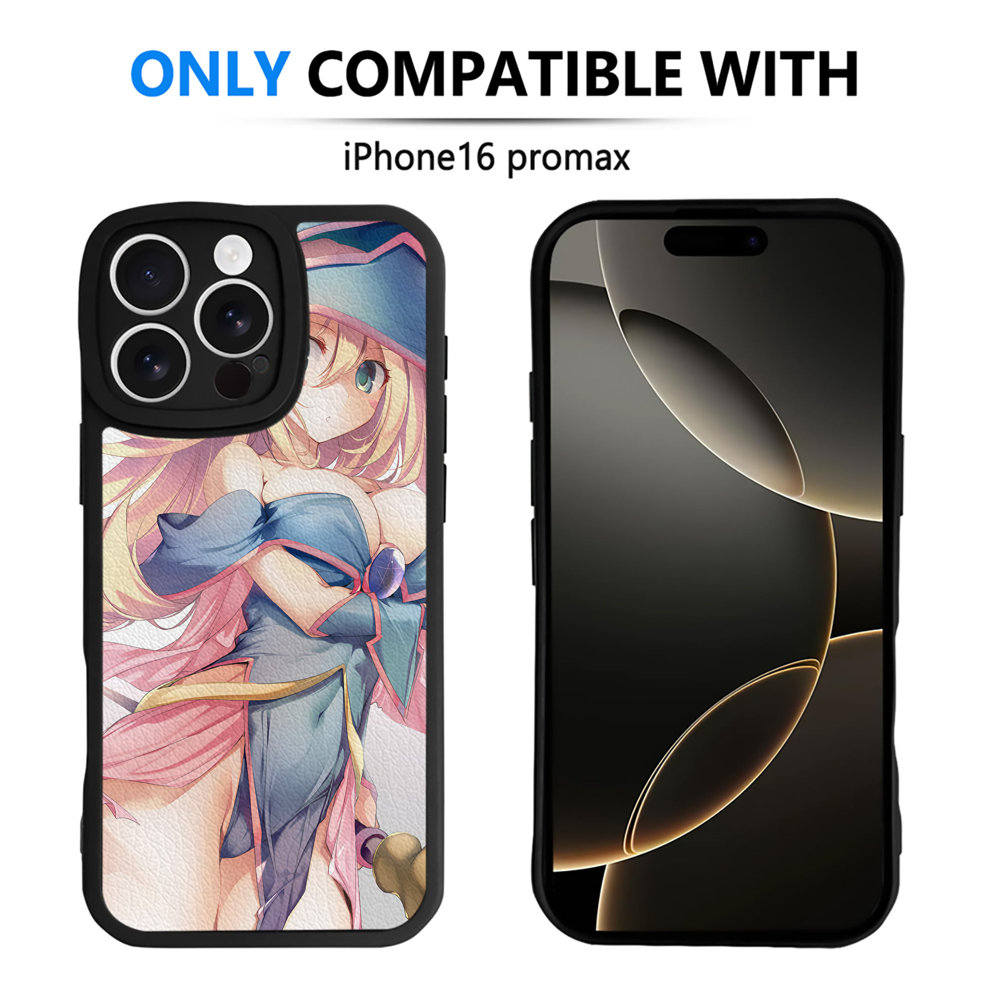 （画像用） 遊☆戯☆王 Yu-Gi-Oh! 【iPhone 16シリーズ対応】シリコンスマホケース（レザー調） 材質：シリコン